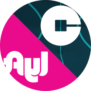 Lyft和uber的logo